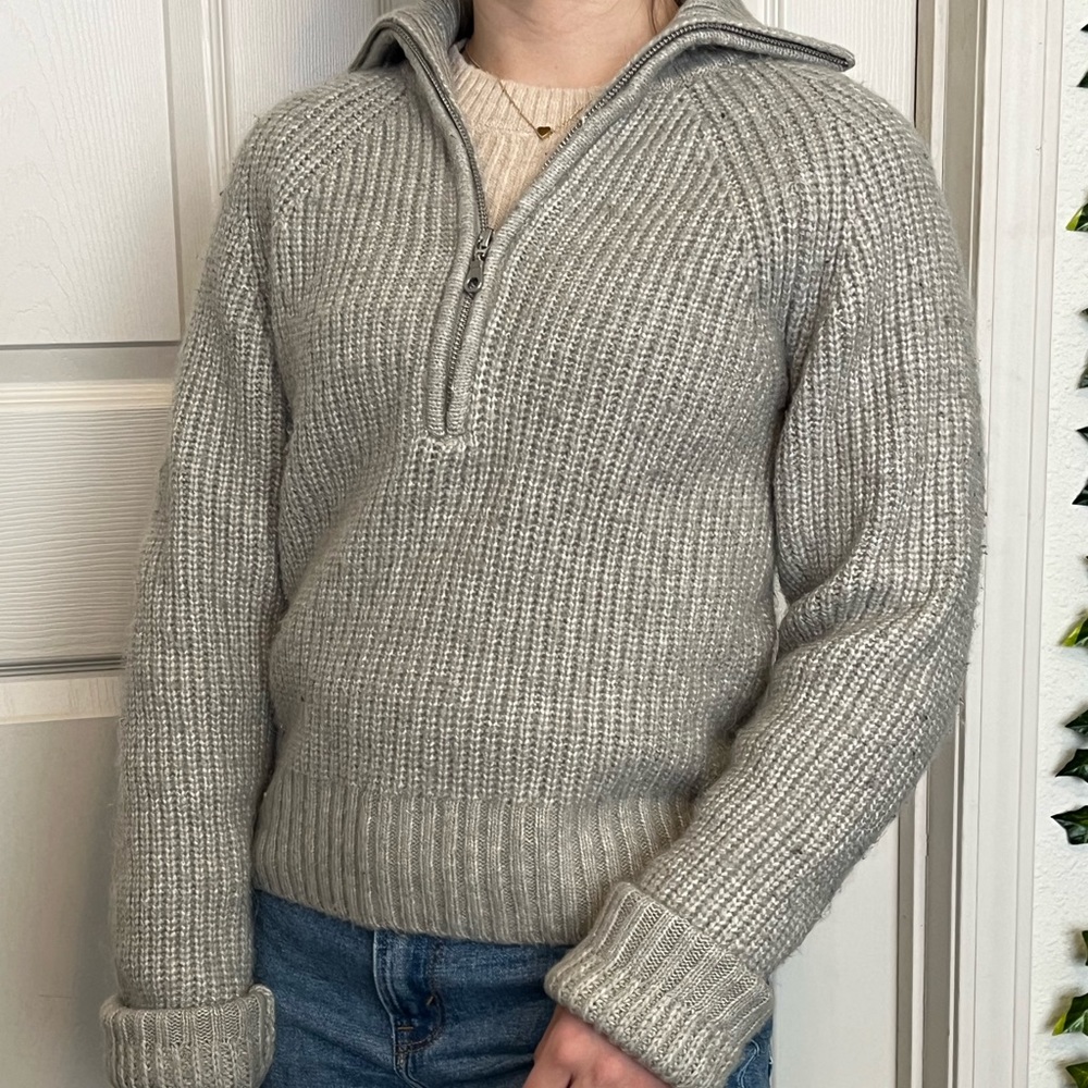 Quarter Zip Sweater